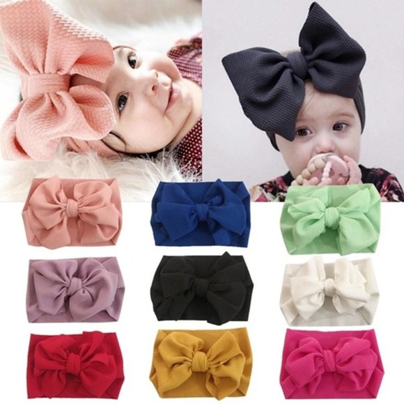 Other - Newborn Infant Baby Oversized Bow Headband